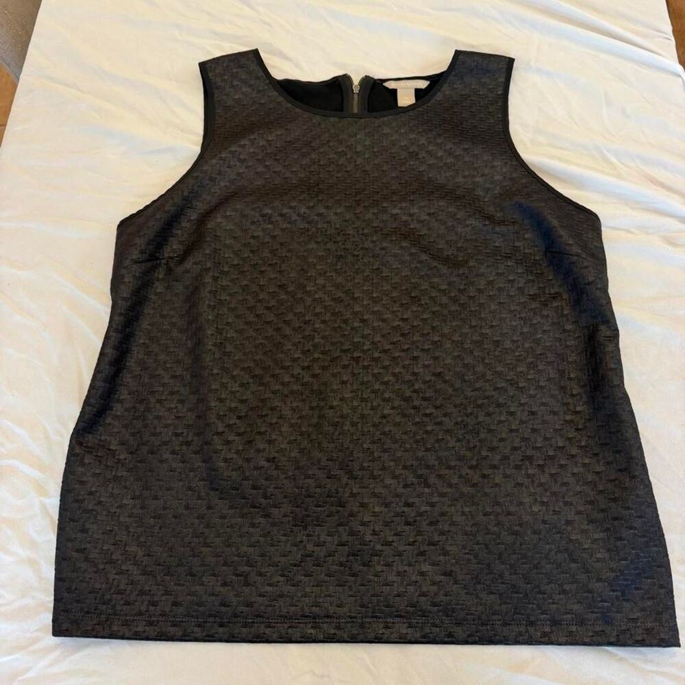 Banana-republic Women's Black and Grey Vest